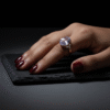 oval shape diamond stylish ring