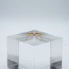 gold plated flower stone ring for women