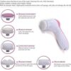 5 in 1 smoothing body & facial massager (pink)