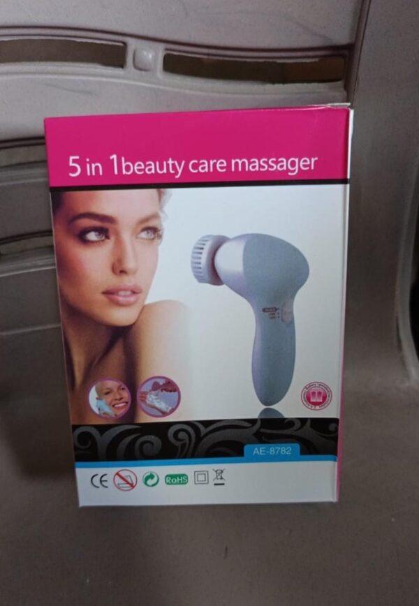 5 in 1 smoothing body & facial massager (pink)