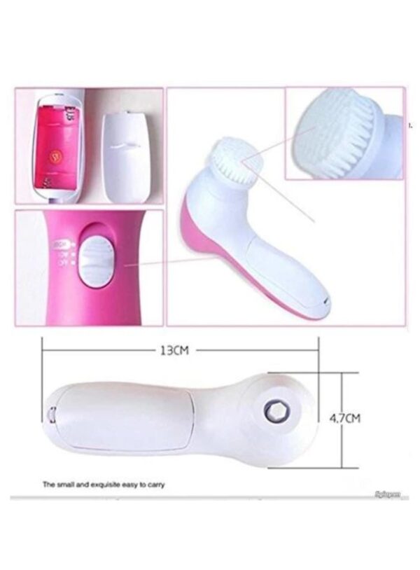 5 in 1 smoothing body & facial massager (pink)