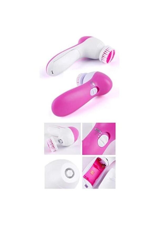 5 in 1 smoothing body & facial massager (pink)