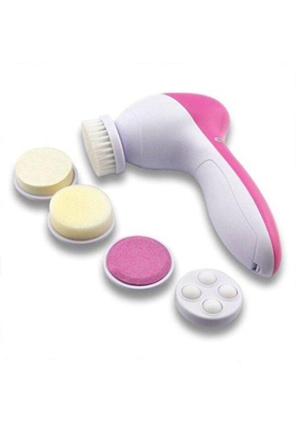 5 in 1 smoothing body & facial massager (pink)