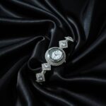 silver diamond watch for women and girls